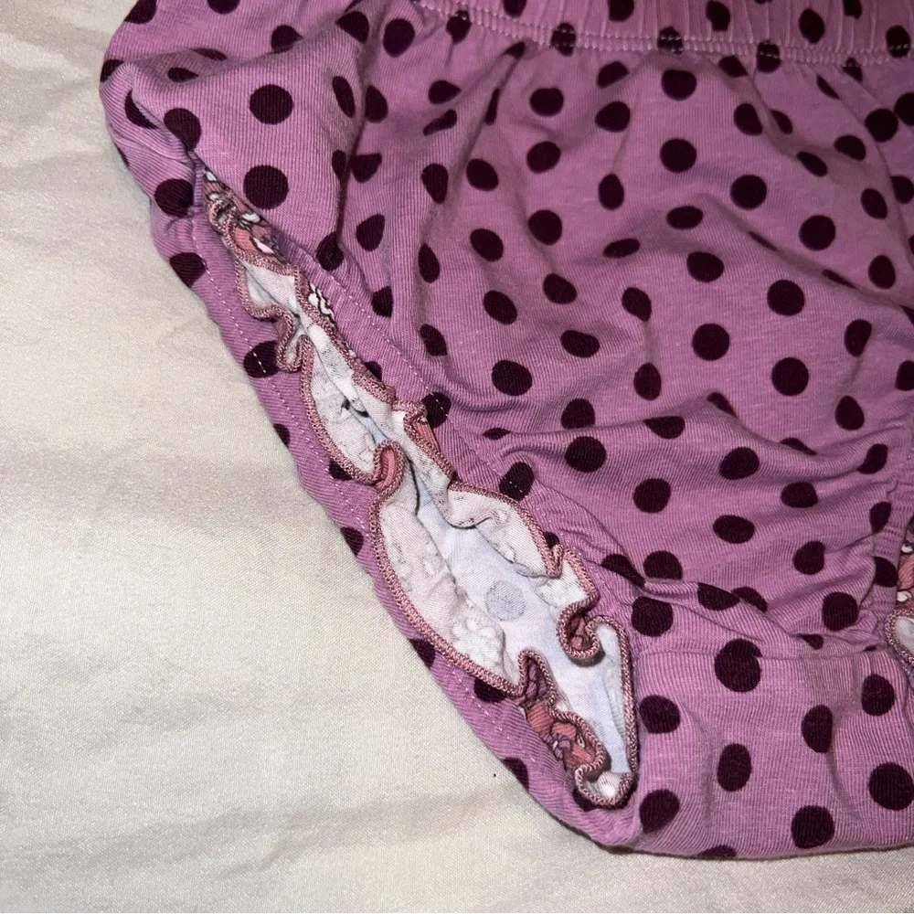 Matilda Jane Lavender Polka Dots Diaper Cover Size 12-18m Baby